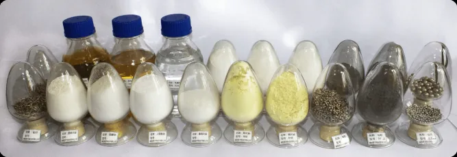 Representative bismuth material samples